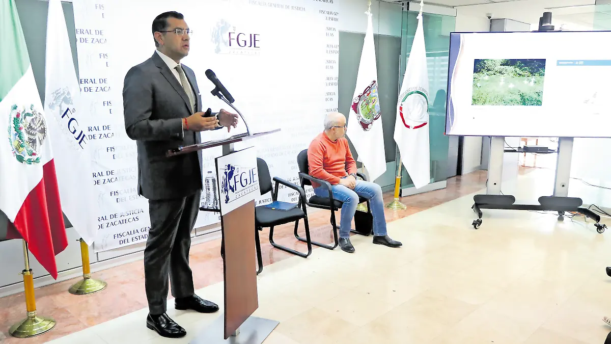 Conferencia de prensa de Cristian Paul Camacho Osnaya, Fiscal General de Justicia de Zacatecas